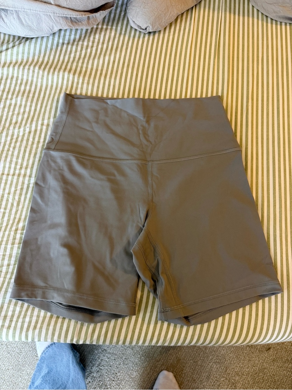 lululemon athletica High-Rise Bike Shorts in grey